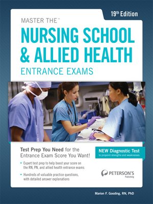 cover image of Master the Nursing School & Allied Health Exams